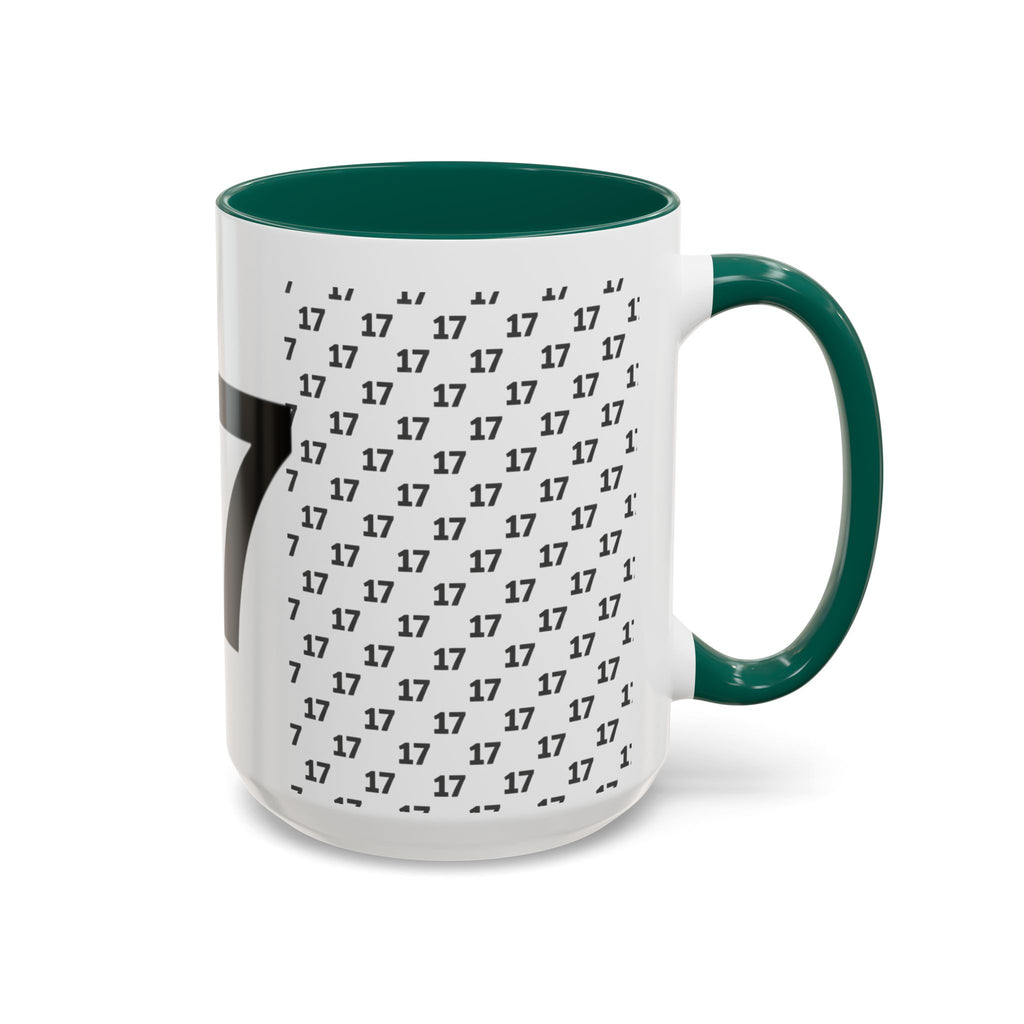 Minimalist Number Pattern Coffee Mug (11oz & 15oz)