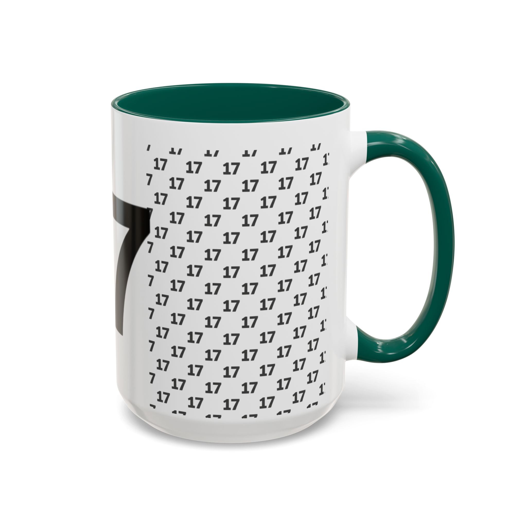 Minimalist Number Pattern Coffee Mug (11oz & 15oz)