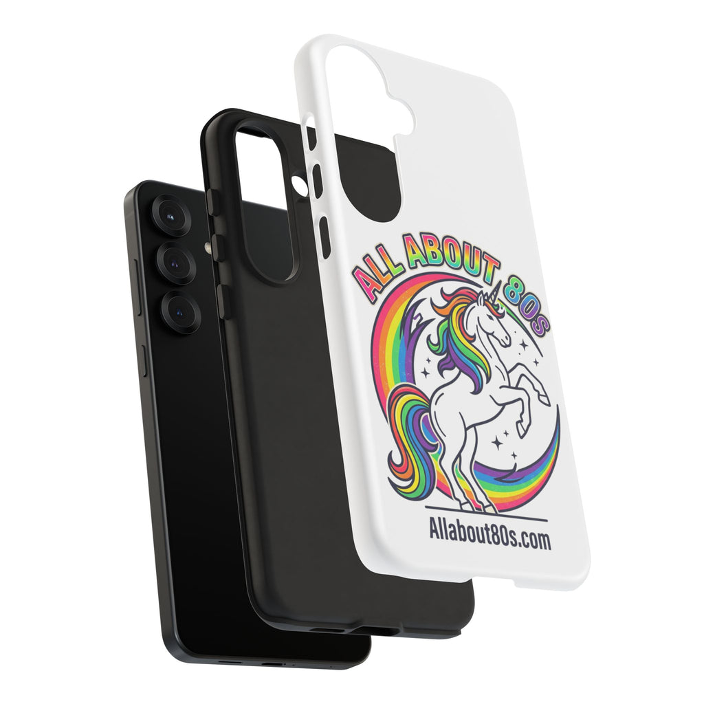 All About 80s Rainbow Unicorn Phone Case