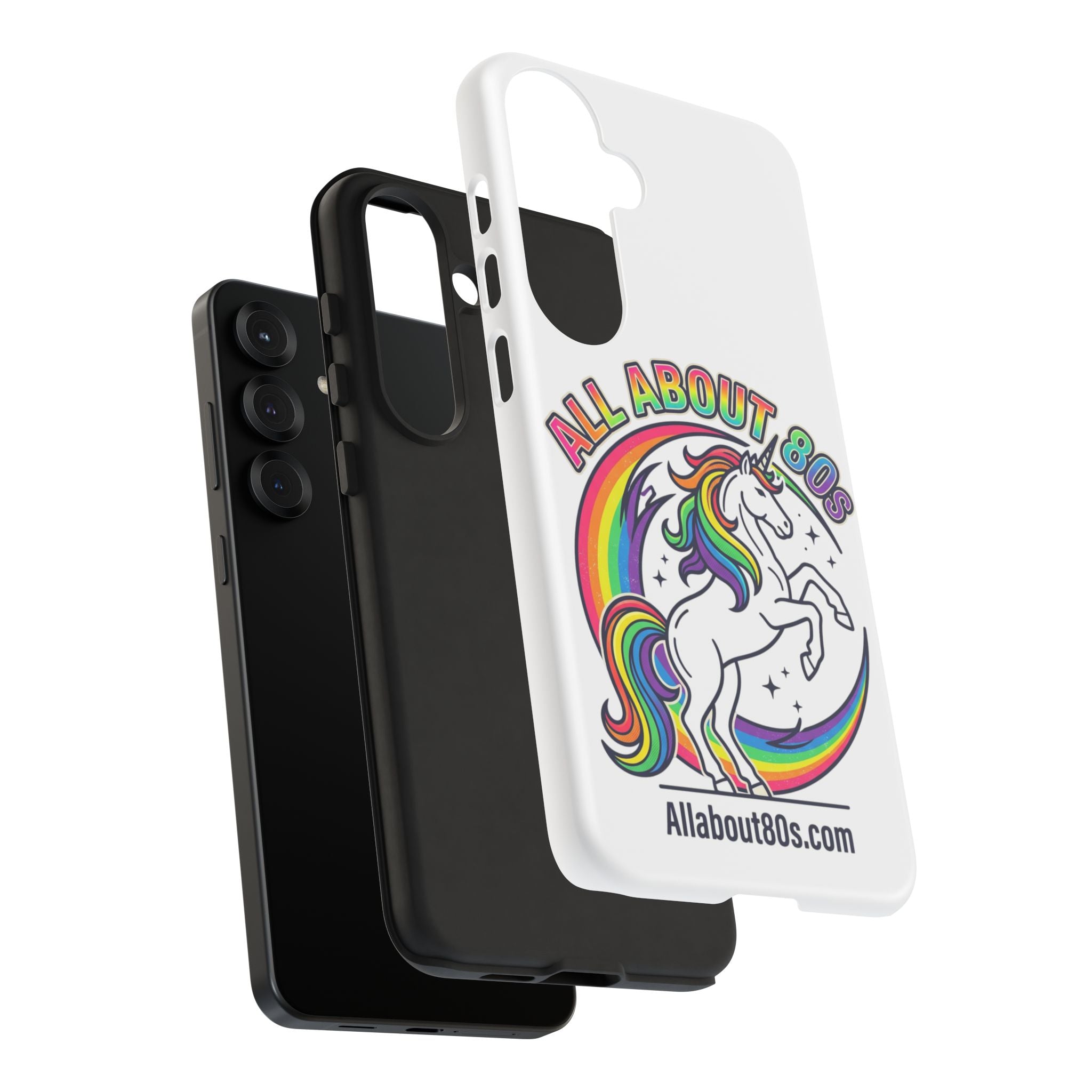 All About 80s Rainbow Unicorn Phone Case