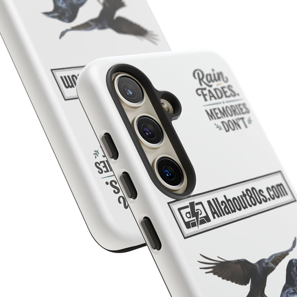 Raven Flight Phone Case — Protective iPhone Case with Black Crow Design