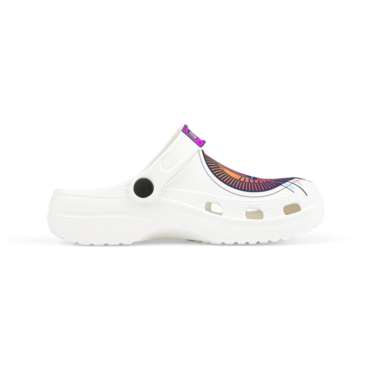 Kid's EVA Foam Clogs — Vibrant Lightning Bolt Graphic (AOP)