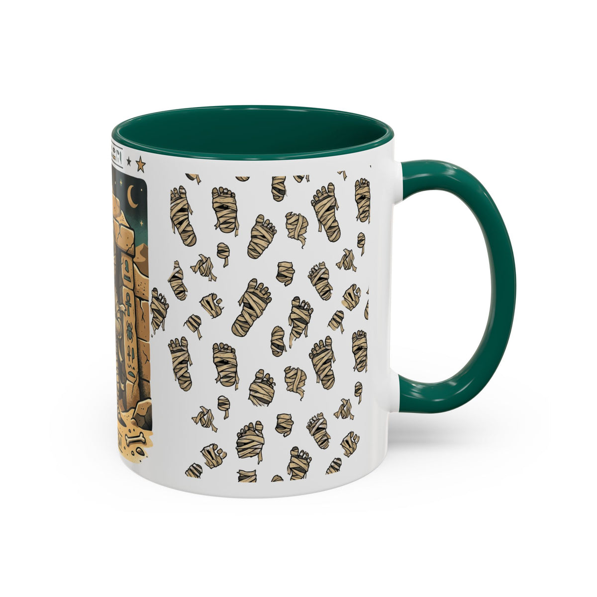 Mummy Mug – Cute Cartoon Egyptian Mummy Coffee Cup (11oz & 15oz)