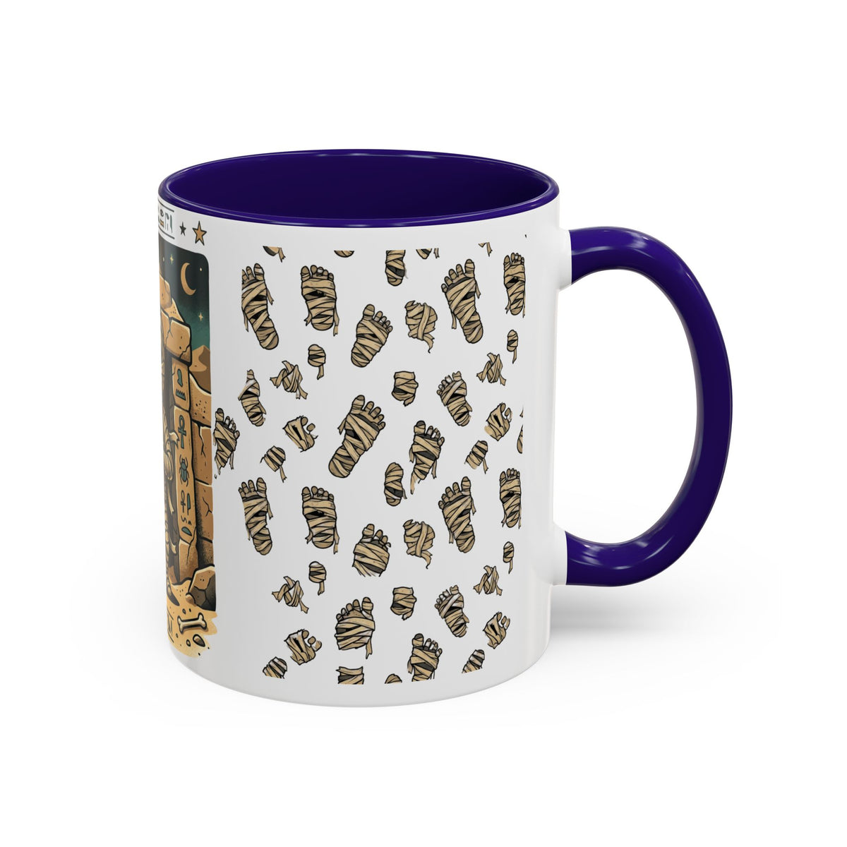 Mummy Mug – Cute Cartoon Egyptian Mummy Coffee Cup (11oz & 15oz)