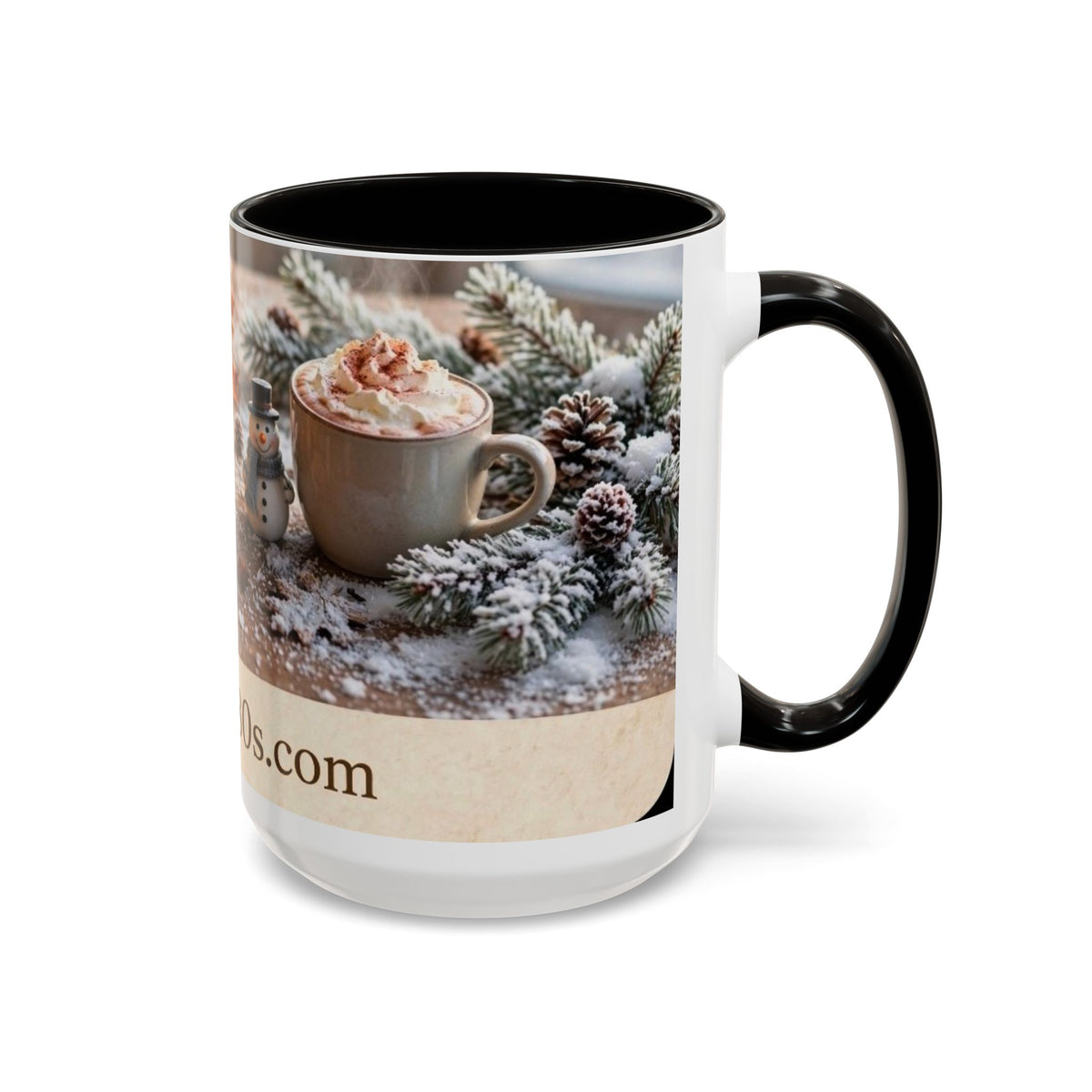 AllAbout80s Seasonal Coffee Mug (11oz/15oz) — Autumn & Winter Cozy Hot Cocoa Design