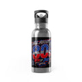 20oz Stainless Steel Water Bottle — "All About 80s" 4th of July Patriotic Straw Bottle