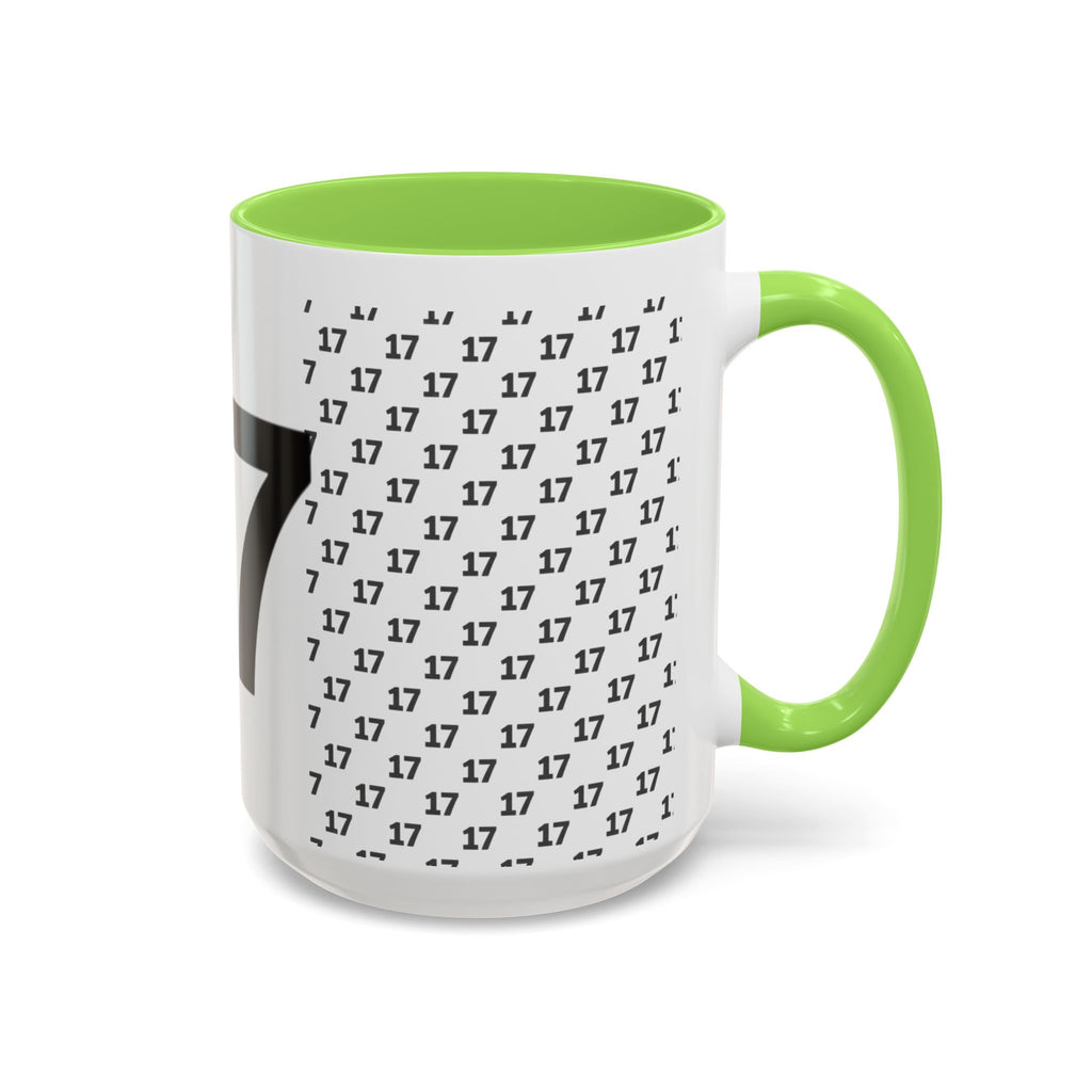 Minimalist Number Pattern Coffee Mug (11oz & 15oz)