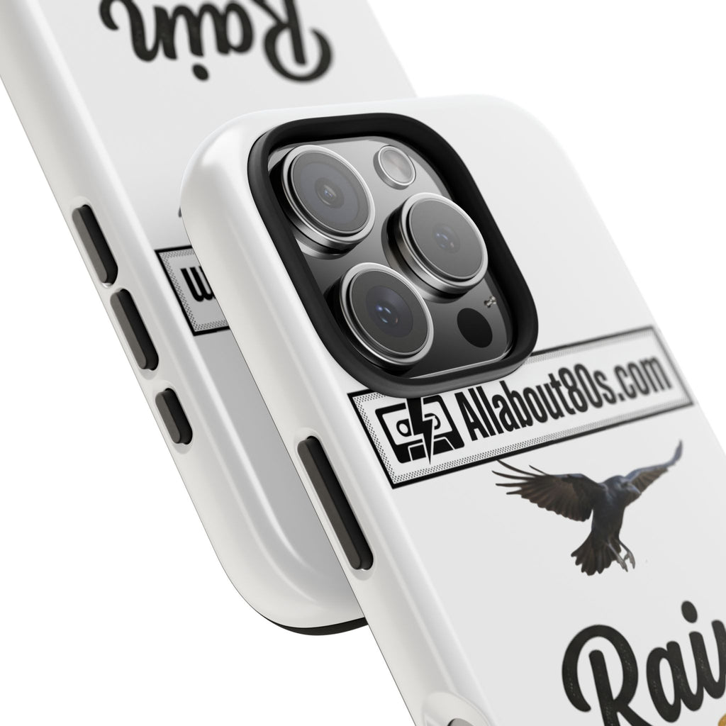 Tough Phone Case — "Rain Fades. Memories Don't" Raven Phone Cover, Protective iPhone Case