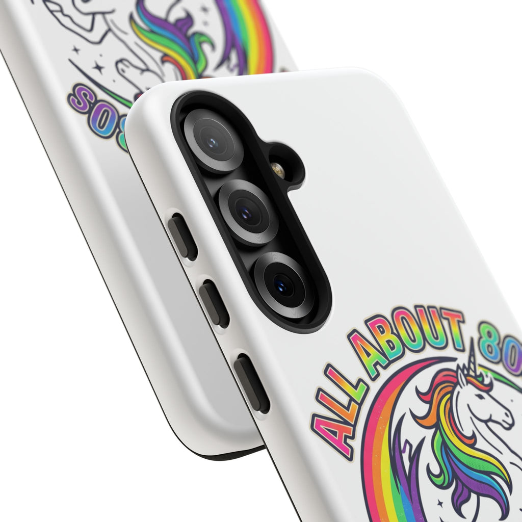All About 80s Rainbow Unicorn Phone Case