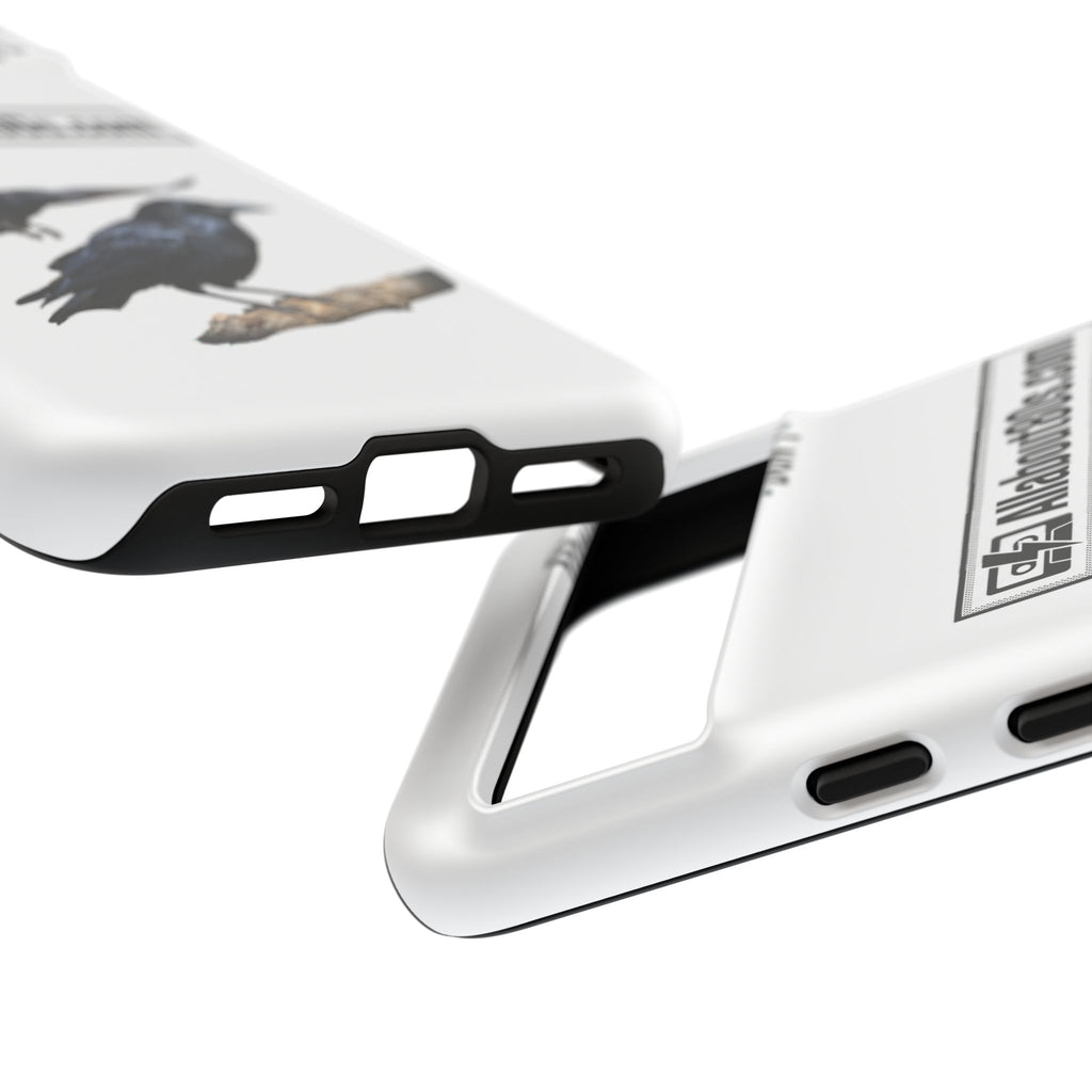 Raven Flight Phone Case — Protective iPhone Case with Black Crow Design