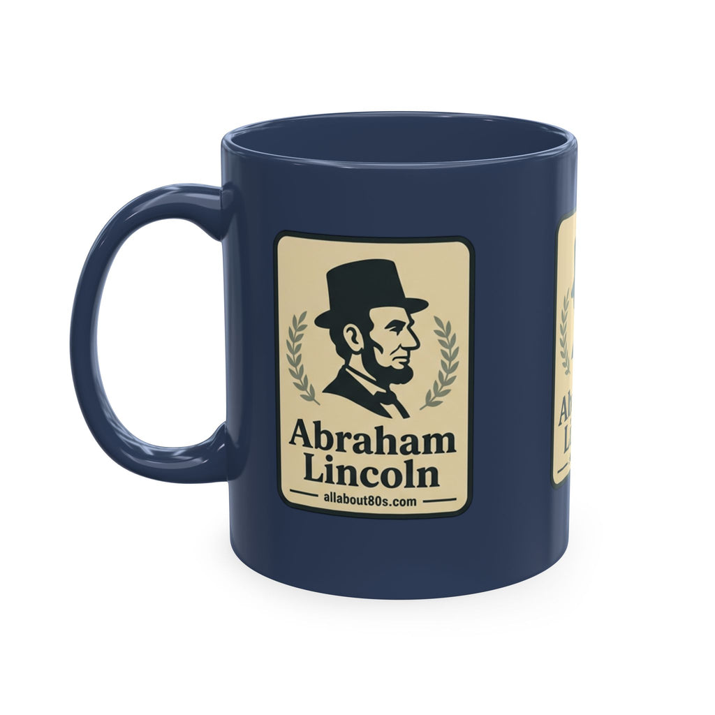Abraham Lincoln Ceramic Mug – Vintage Portrait Political History Coffee Cup