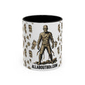 Mummy Pattern Coffee Mug (11oz & 15oz) – Retro Monster Tea Cup with AllAbout80s.com Design