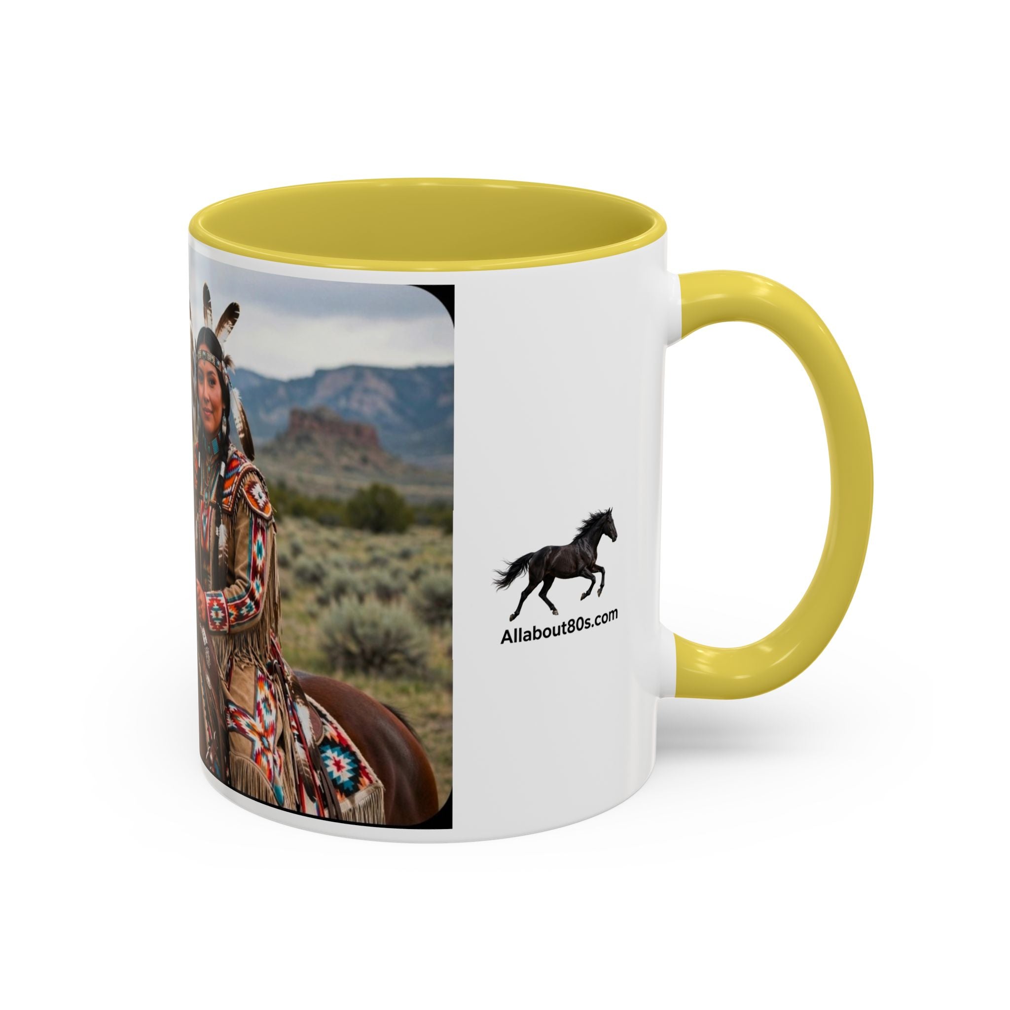 Native American Couple Photo Coffee Mug (11oz/15oz)