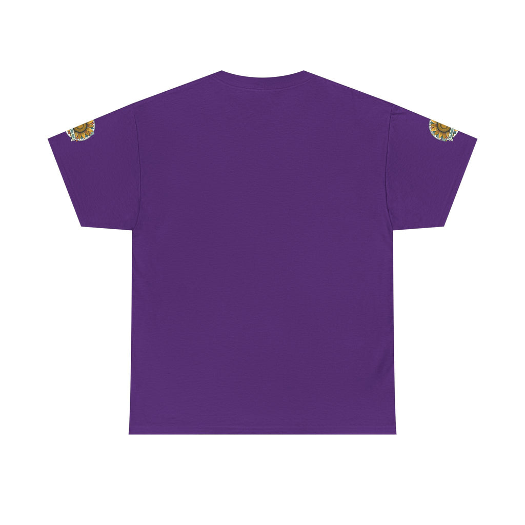 Sunflower Logo T-Shirt — AllAbout80s.com Vintage Floral Tee