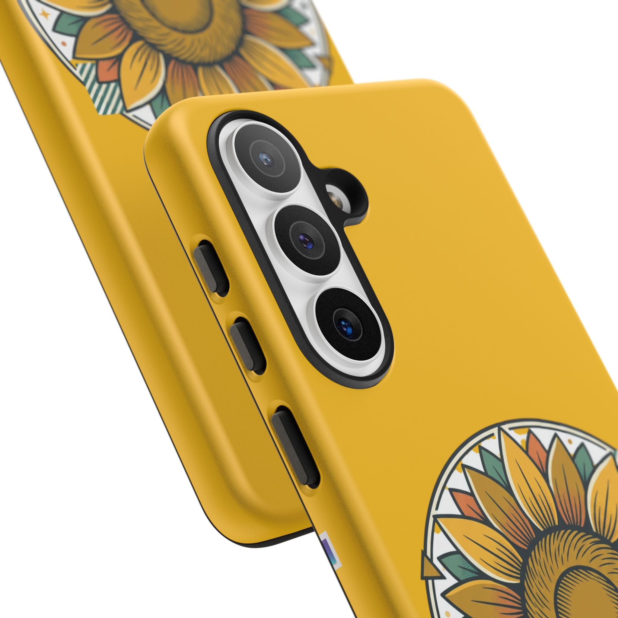 Sunflower Logo Phone Case — AllAbout80s.com Yellow Protective Cover