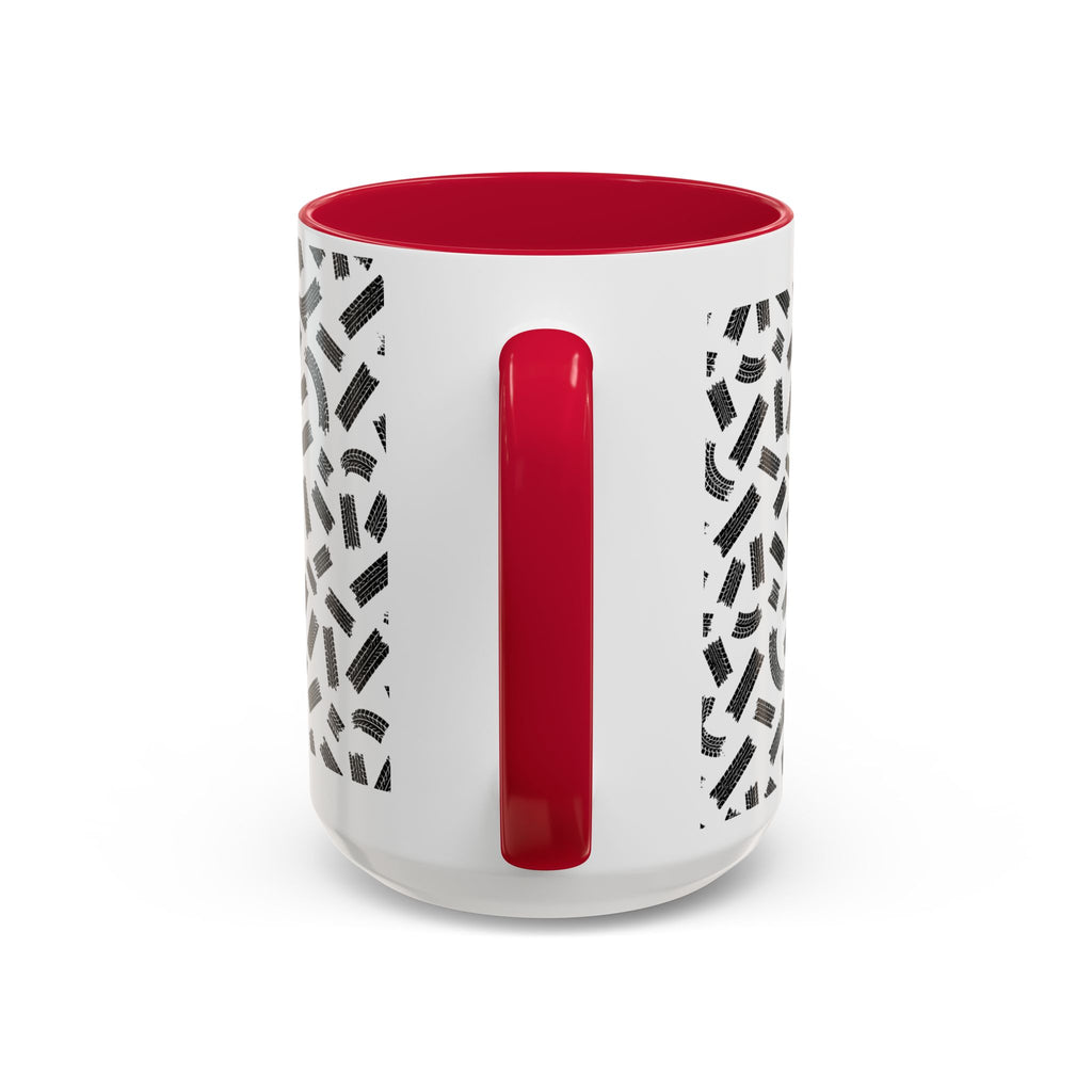 Witch Biker Motorcycle Mug — Retro 80s Neon Witch on Bike Coffee Cup (11oz/15oz)