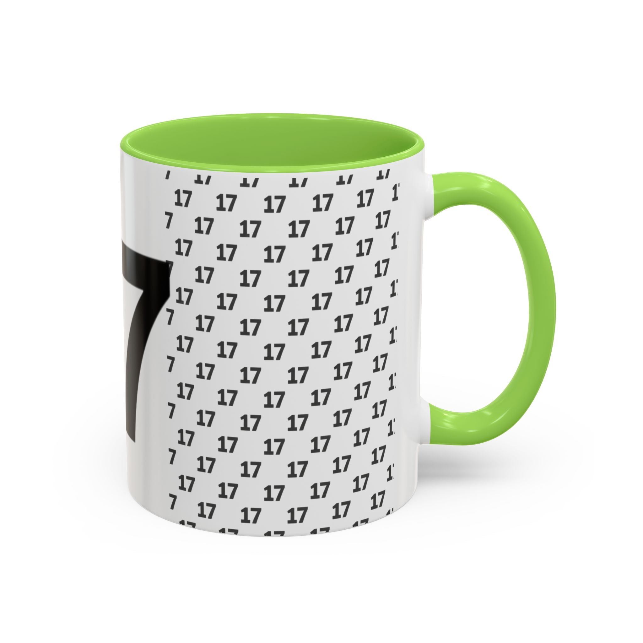 Minimalist Number Pattern Coffee Mug (11oz & 15oz)