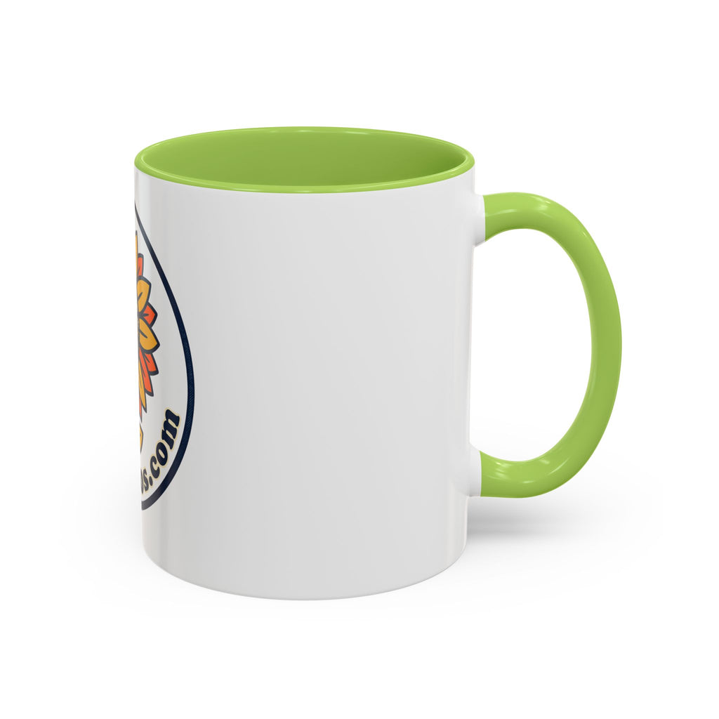 AllAbout80s Sunflower Accent Coffee Mug (11/15oz)