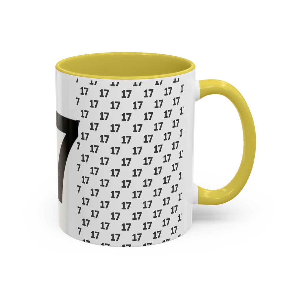 Minimalist Number Pattern Coffee Mug (11oz & 15oz)