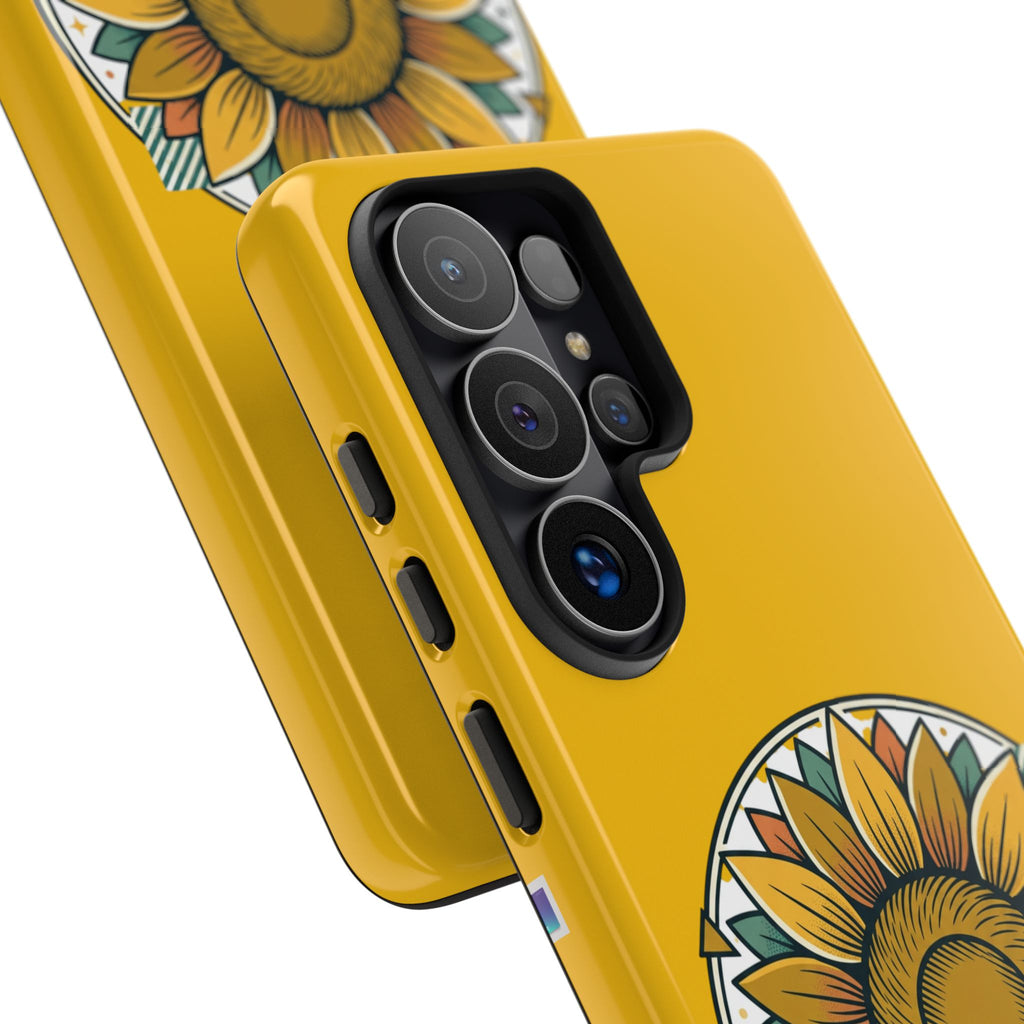 Sunflower Logo Phone Case — AllAbout80s.com Yellow Protective Cover