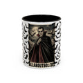 Vampire Dracula Bat Pattern Coffee Mug – Gothic Halloween 11oz/15oz