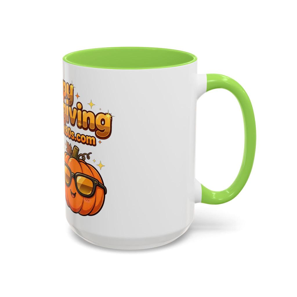 Happy Thanksgiving Pumpkin & Scarecrow Mug – Festive Fall Coffee Cup (11oz, 15oz)