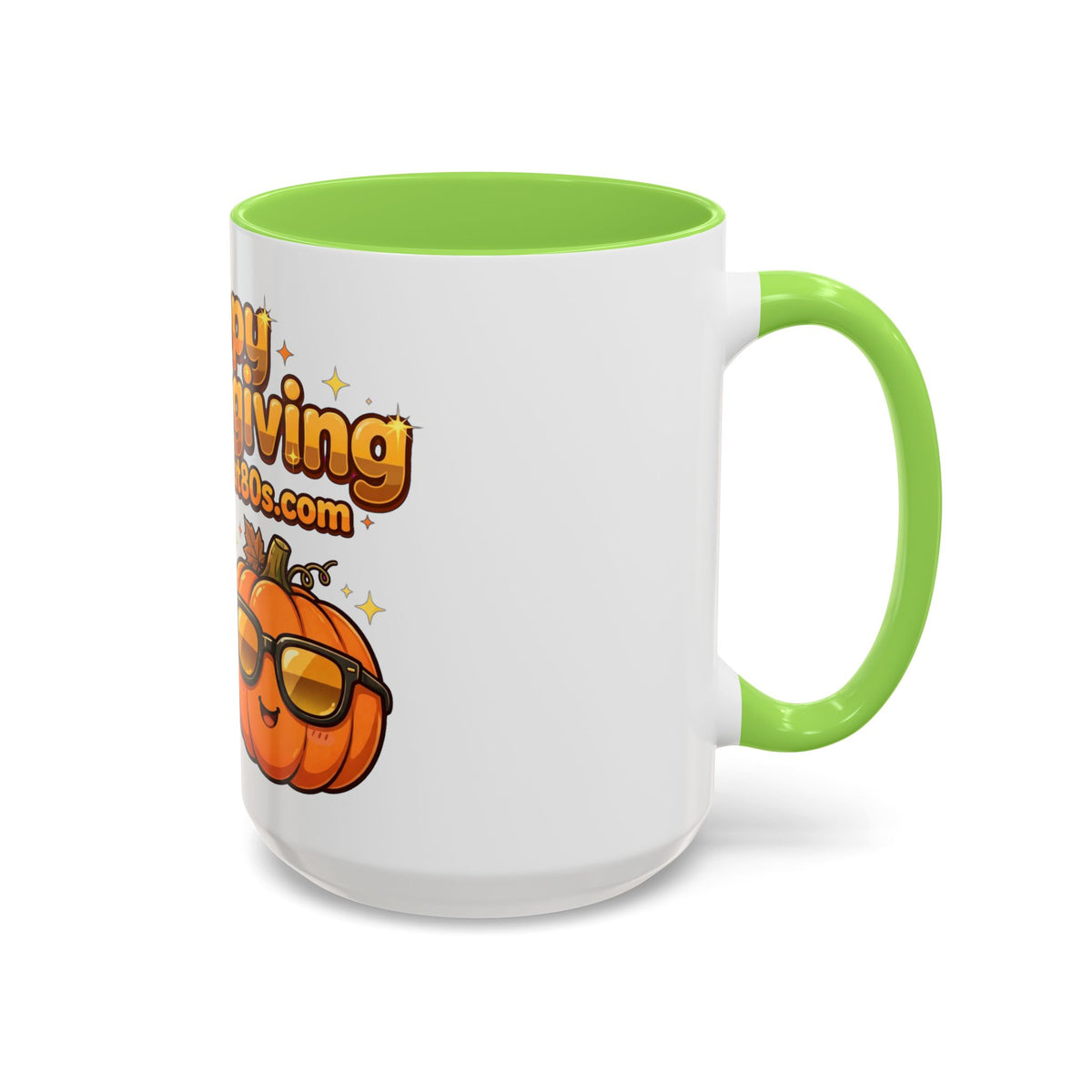 Happy Thanksgiving Pumpkin & Scarecrow Mug – Festive Fall Coffee Cup (11oz, 15oz)