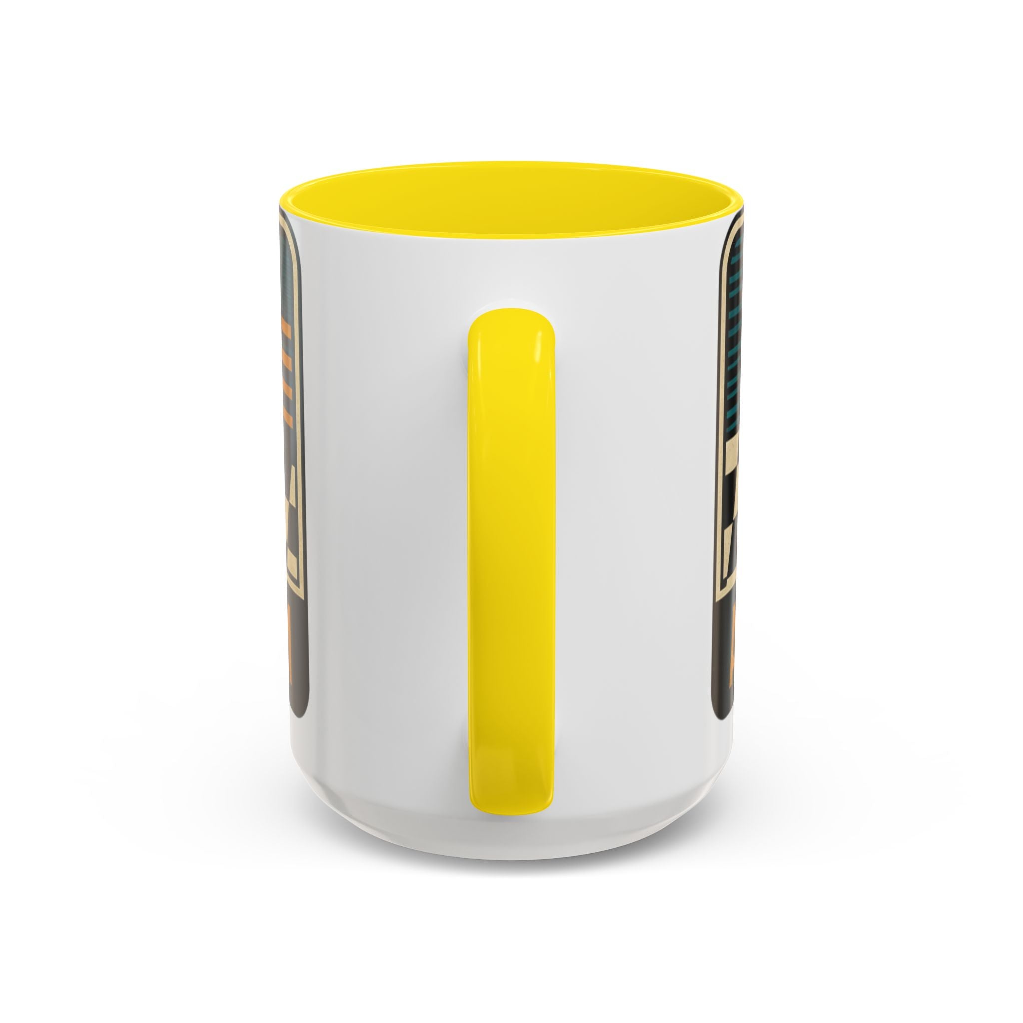 Route 66 Retro Checkerboard Coffee Mug — Vintage Road Trip 11/15oz Accent Mug