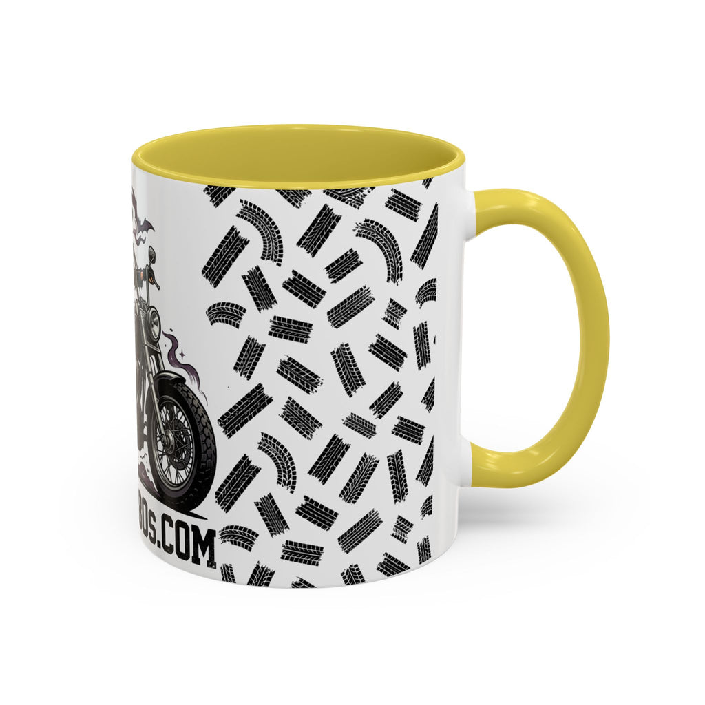 Witch Biker Mug – Motorcycle Witch Coffee Cup (11oz/15oz)