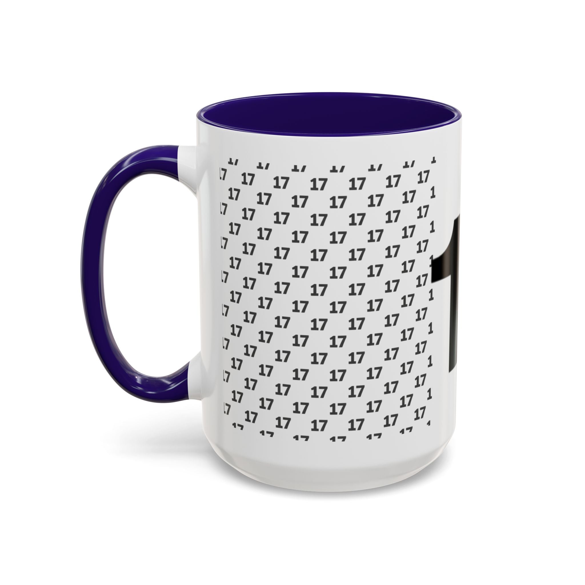 Minimalist Number Pattern Coffee Mug (11oz & 15oz)