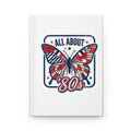 All About 80s Butterfly Hardcover Journal — Retro 1980s Nostalgia Notebook