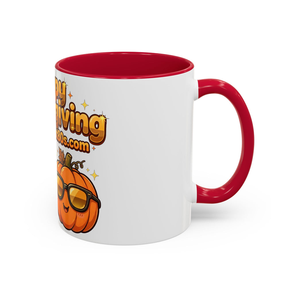 Happy Thanksgiving Pumpkin & Scarecrow Mug – Festive Fall Coffee Cup (11oz, 15oz)