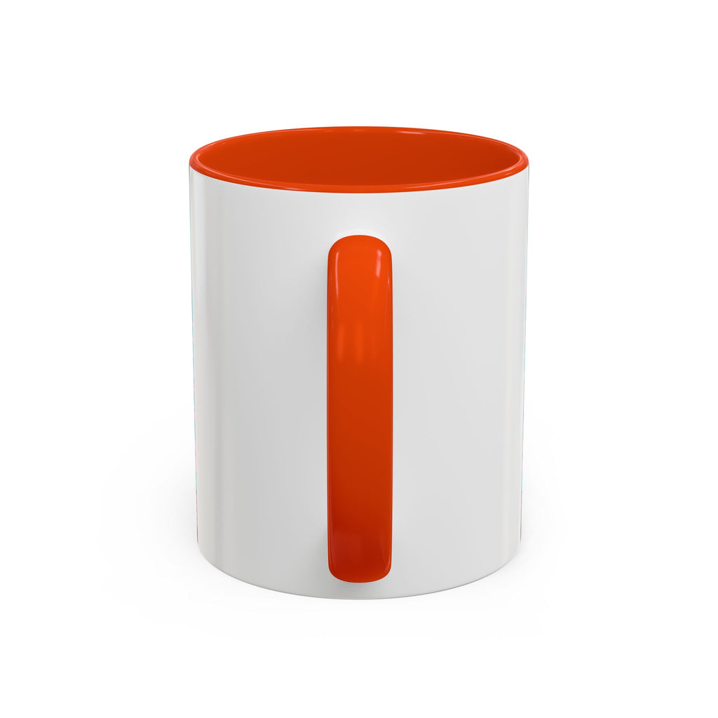 80s Vaporwave Ghost Coffee Mug — Cute Halloween Pumpkin Retro Design (11oz/15oz)