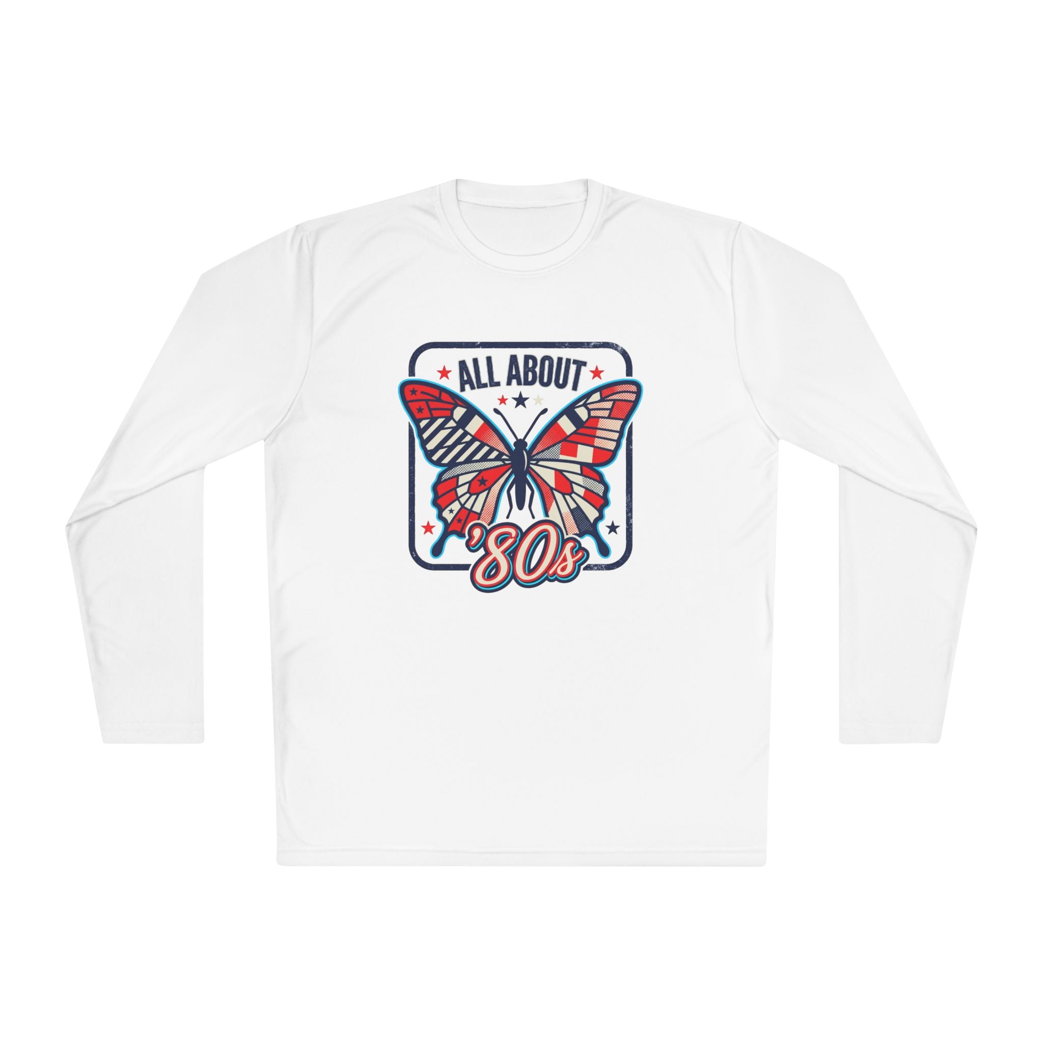 All About '80s Butterfly Long Sleeve Tee