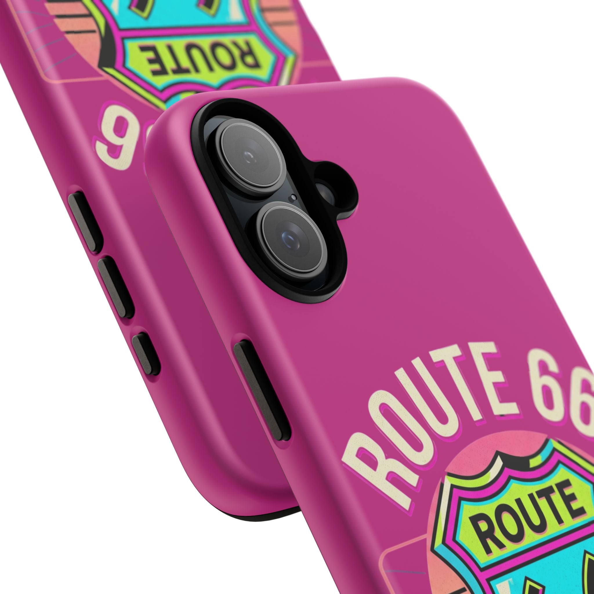 Route 66 Phone Case — Retro Neon Road Trip iPhone Cover