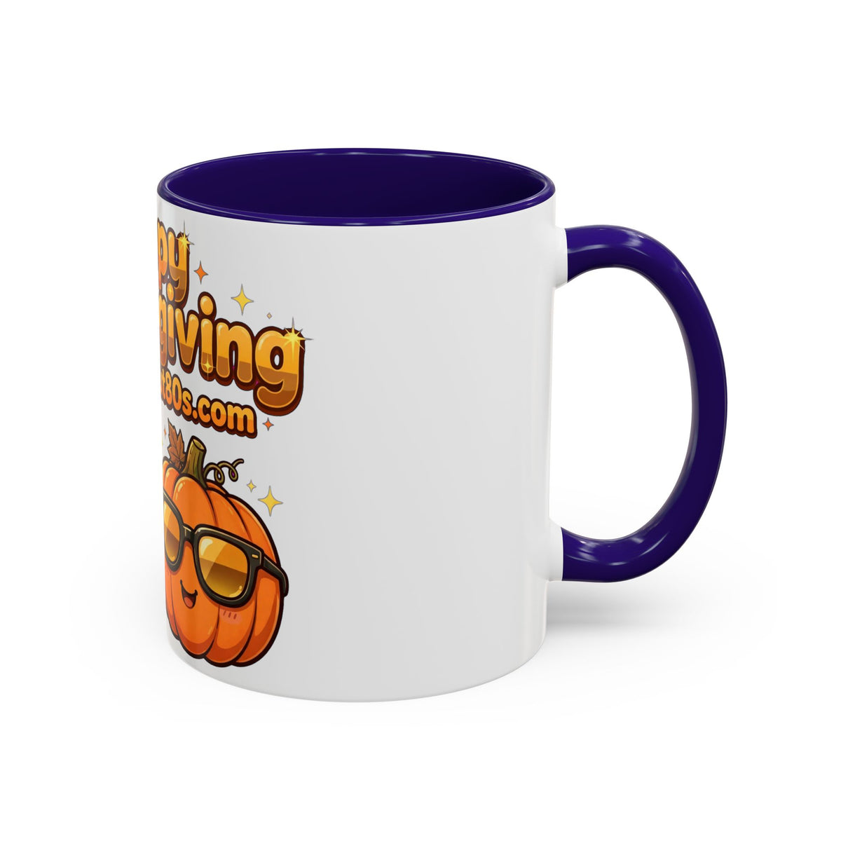 Happy Thanksgiving Pumpkin & Scarecrow Mug – Festive Fall Coffee Cup (11oz, 15oz)