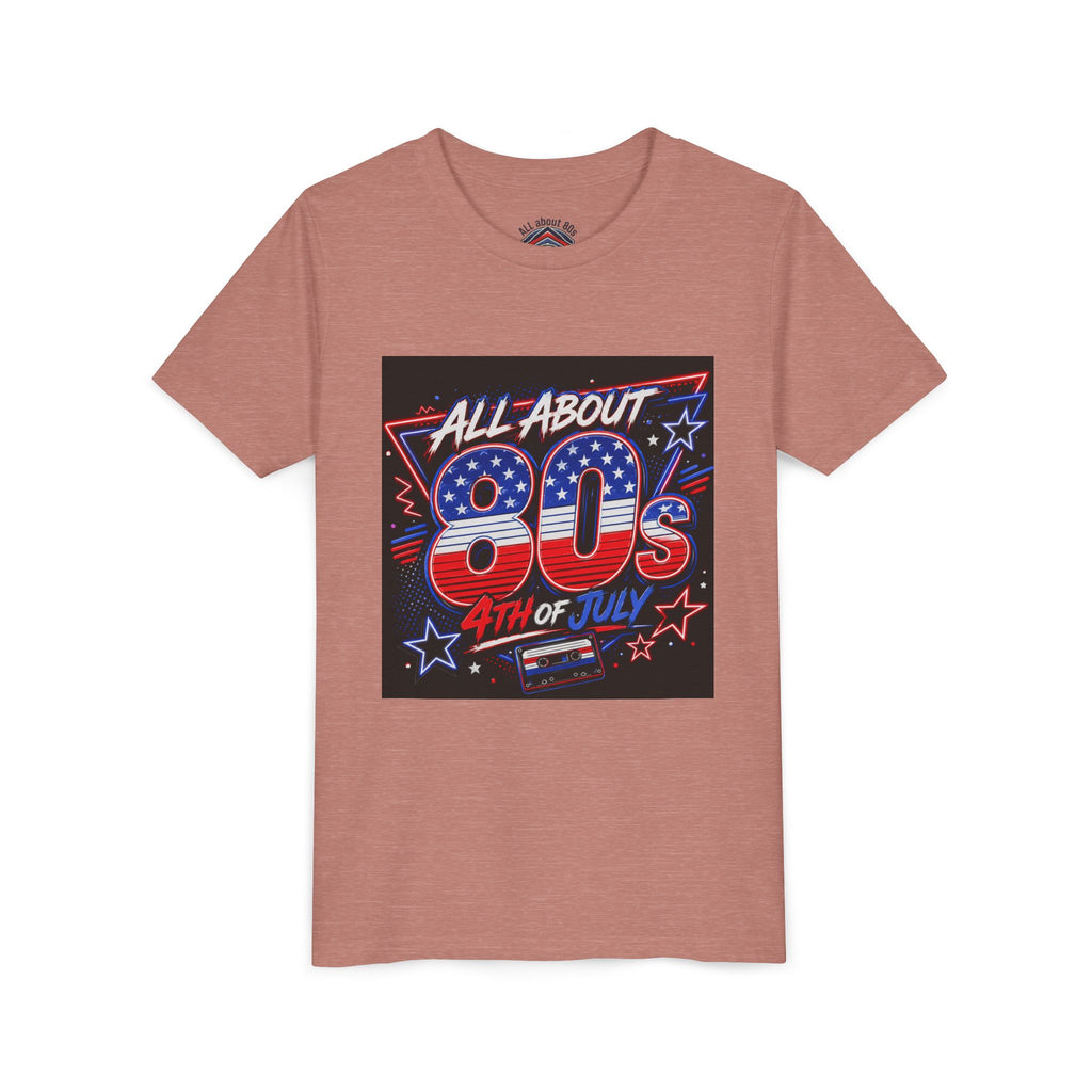 All About 80s 4th of July Youth Tee