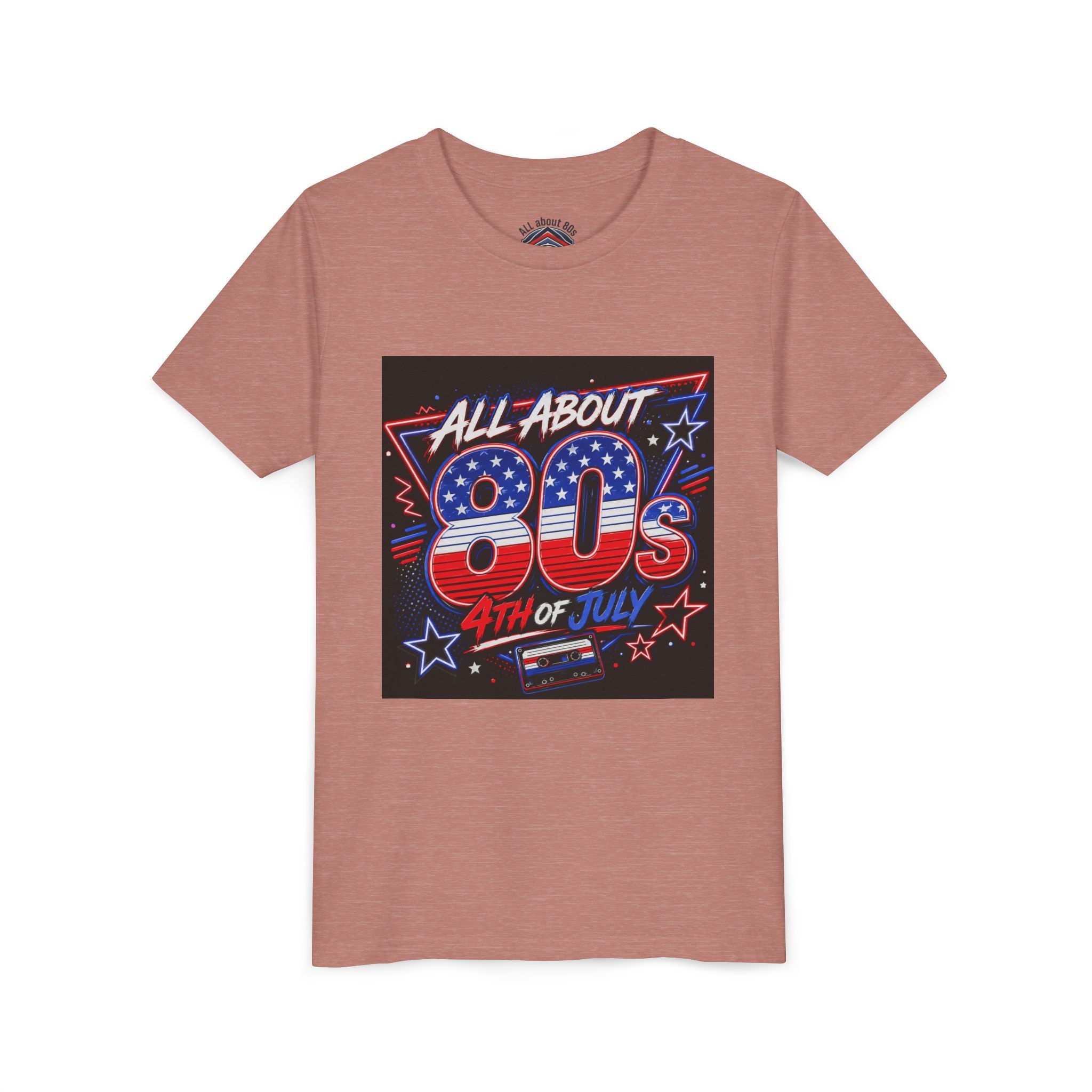 All About 80s 4th of July Youth Tee