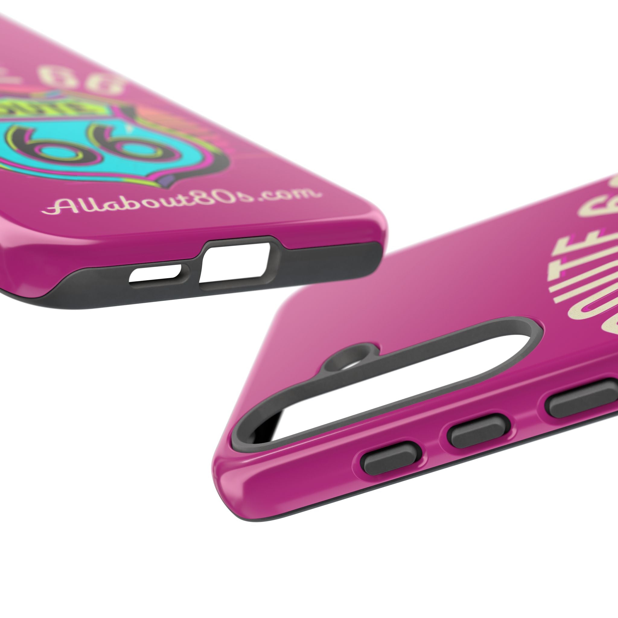 Route 66 Phone Case — Retro Neon Road Trip iPhone Cover