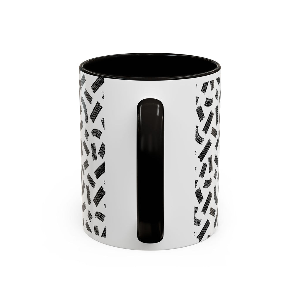Witch Biker Motorcycle Mug — Retro 80s Neon Witch on Bike Coffee Cup (11oz/15oz)
