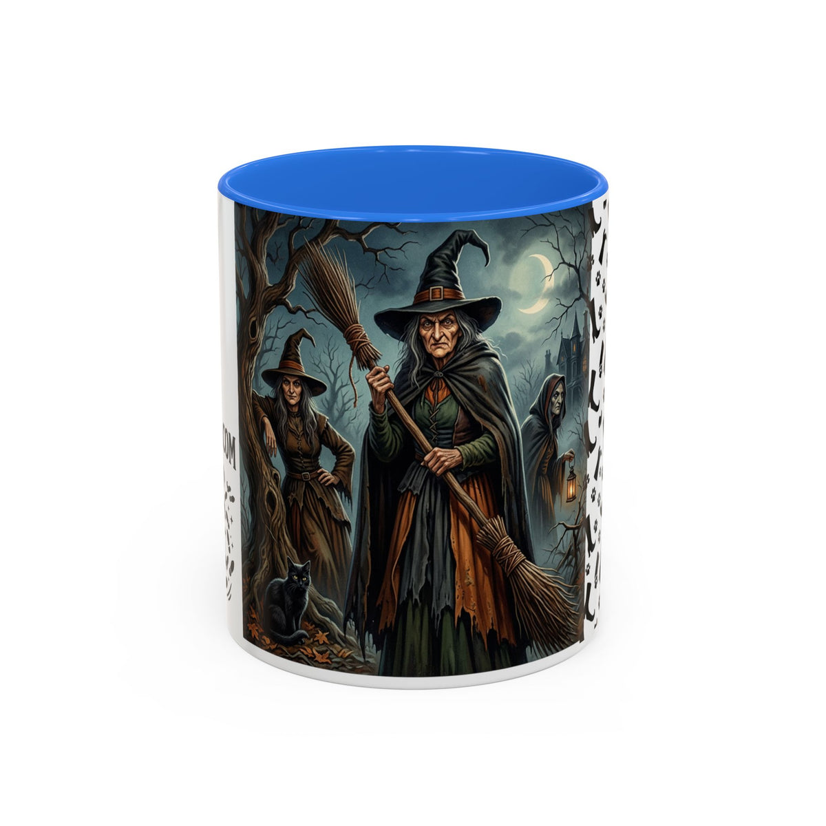 Witches Night Ceramic Mug — Spooky Witch Coven Halloween Coffee Cup (11oz/15oz)