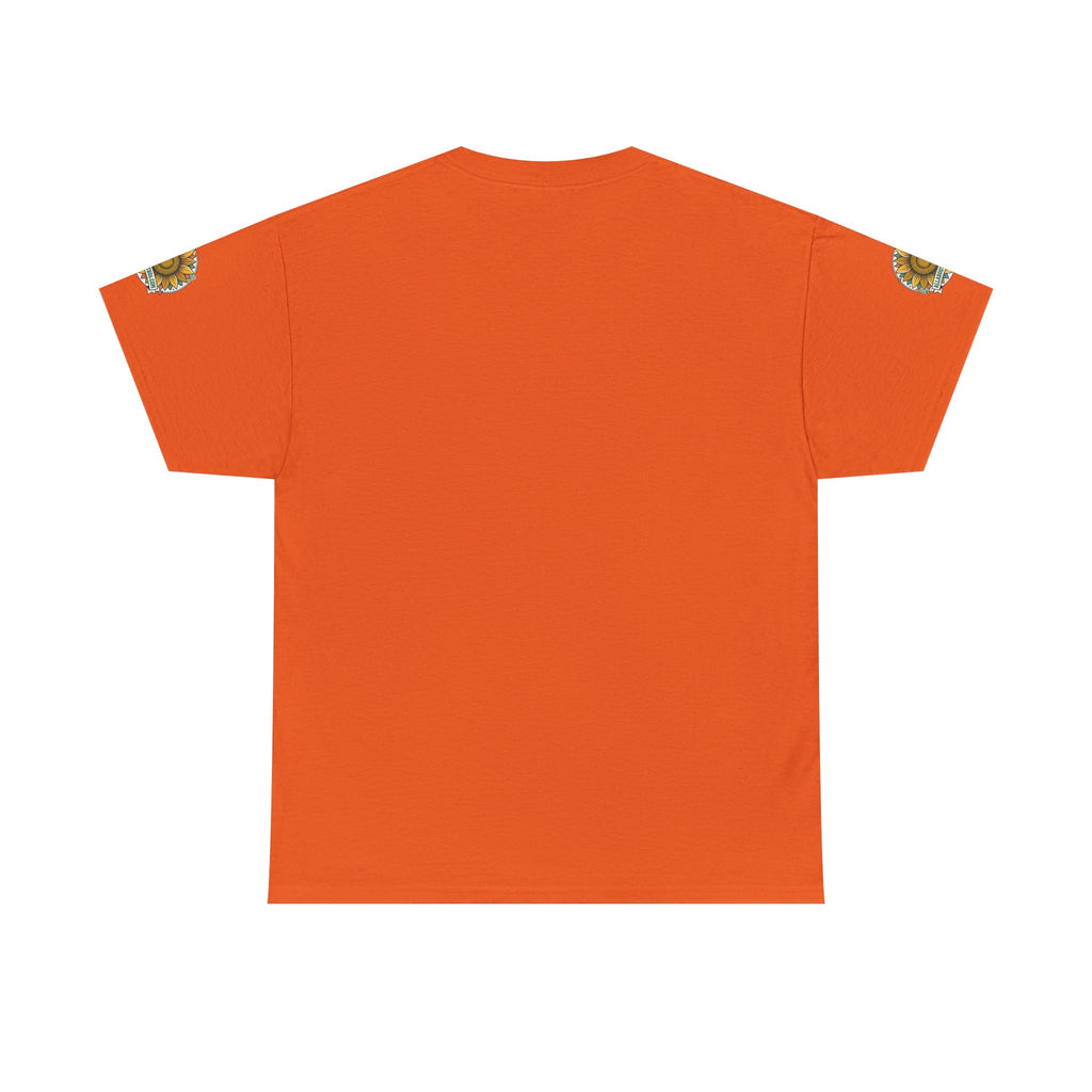 Sunflower Logo T-Shirt — AllAbout80s.com Vintage Floral Tee