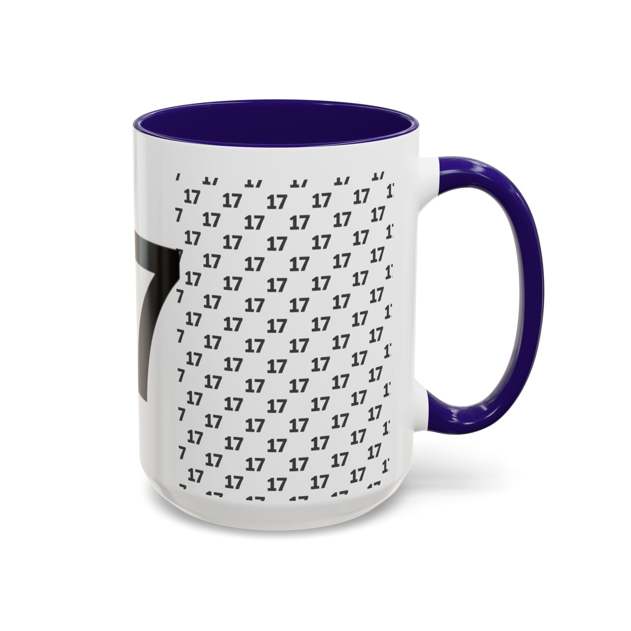 Minimalist Number Pattern Coffee Mug (11oz & 15oz)
