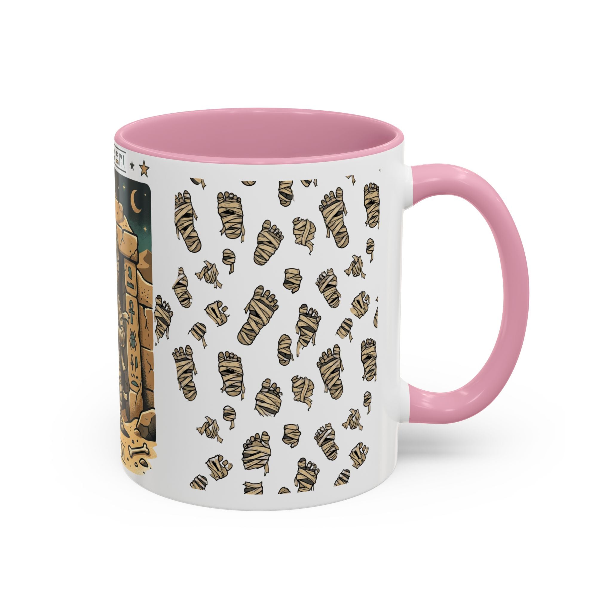 Mummy Mug – Cute Cartoon Egyptian Mummy Coffee Cup (11oz & 15oz)
