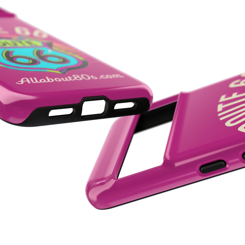 Route 66 Phone Case — Retro Neon Road Trip iPhone Cover