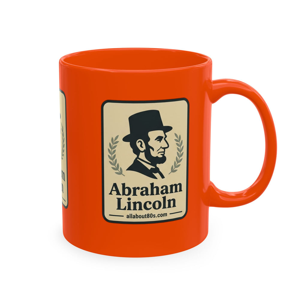 Abraham Lincoln Ceramic Mug – Vintage Portrait Political History Coffee Cup