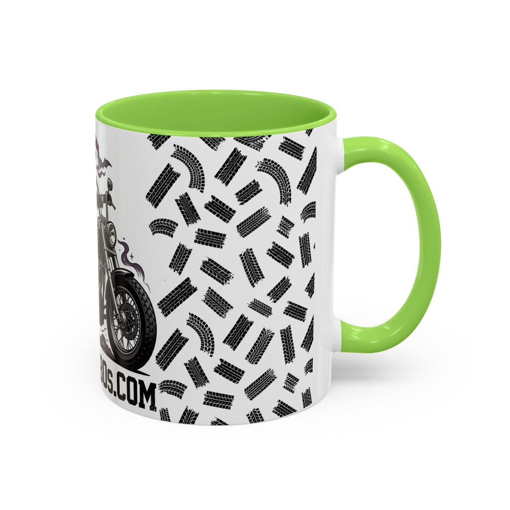 Witch Biker Mug – Motorcycle Witch Coffee Cup (11oz/15oz)