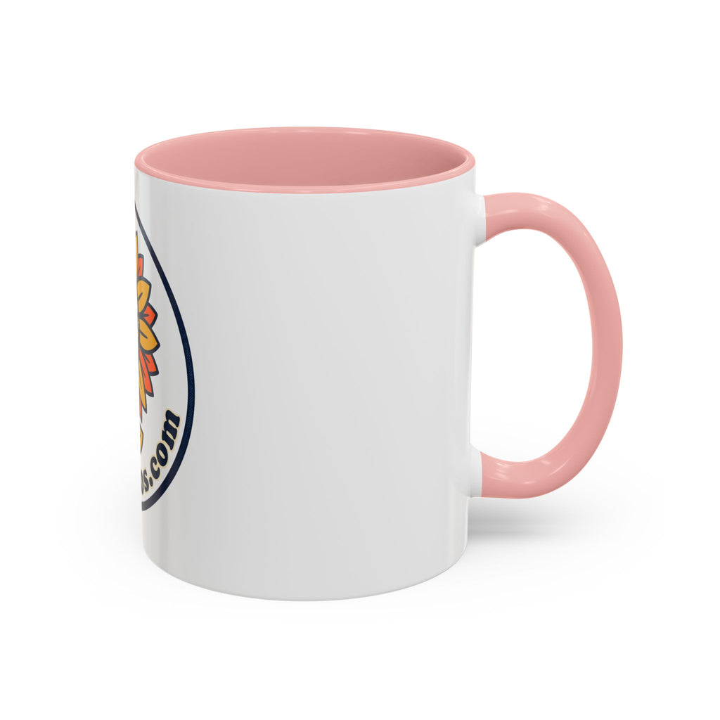 AllAbout80s Sunflower Accent Coffee Mug (11/15oz)