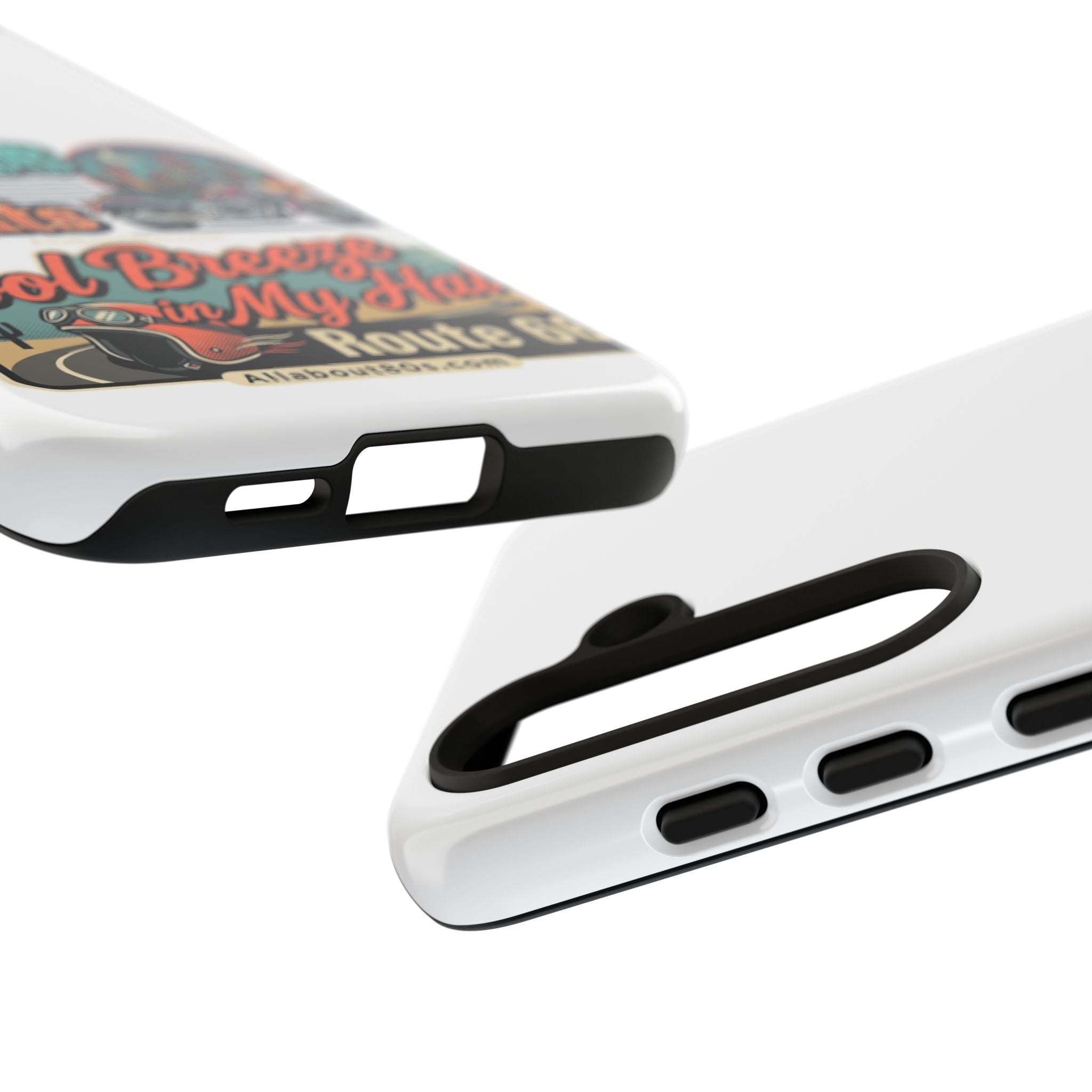 Phone Case — Route 66 City Nights Motorcycle Design