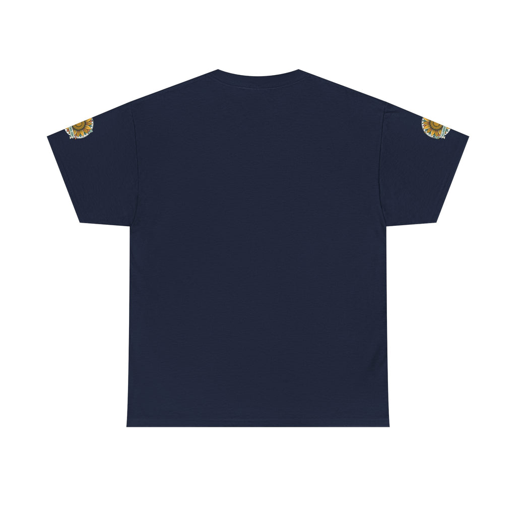Sunflower Logo T-Shirt — AllAbout80s.com Vintage Floral Tee